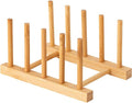 Bamboo Wooden Dish Rack, Plate Organizer by Unknown