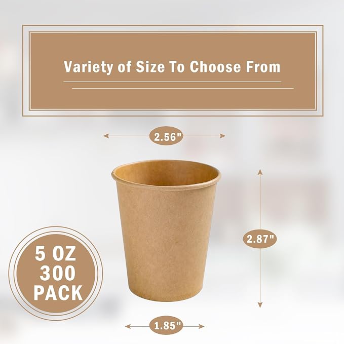 Lamosi 5 oz Paper Cups Disposable - Image 2