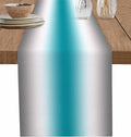 Turquoise Gray Ombre Table Runners 48 Inches Long, Farmhouse Teal Gradient by Unknown