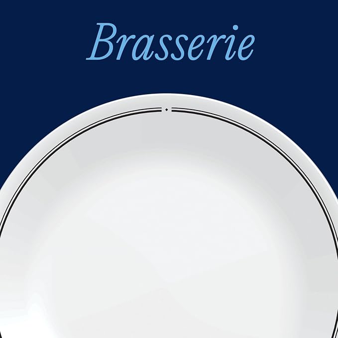Corelle 6-Piece 8.5" Lunch Round Plates, Vitrelle Triple Layer Glass, - Image 2