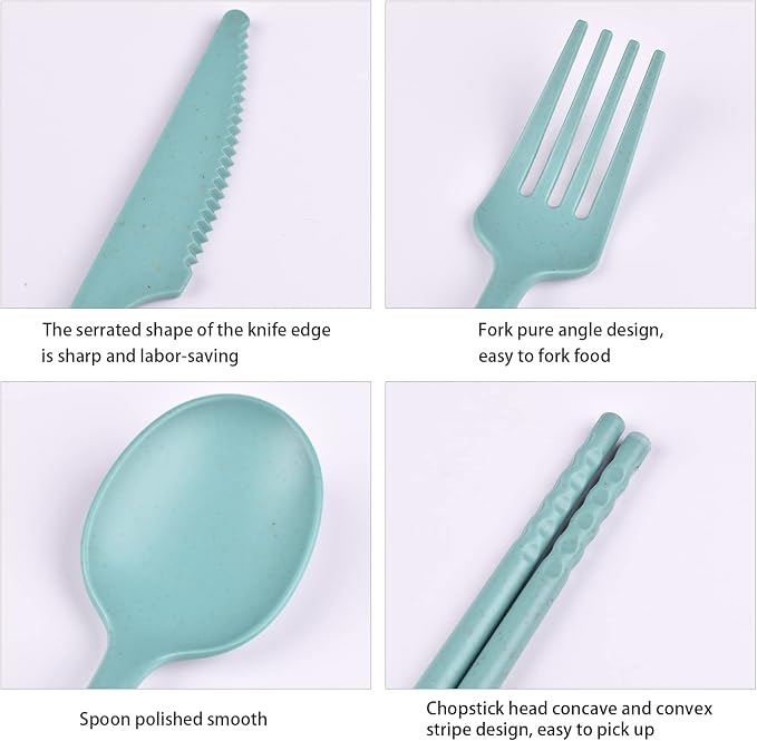 Travel Utensils, Reusable Utensils Set - Image 3