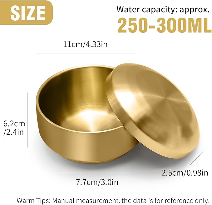 Stainless Steel Rice Bowl with Lid, - Image 5
