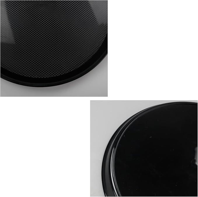 Round Plastic Fast Food Serving Trays, Cafeteria Tray Platters, 6 Packs - Image 3