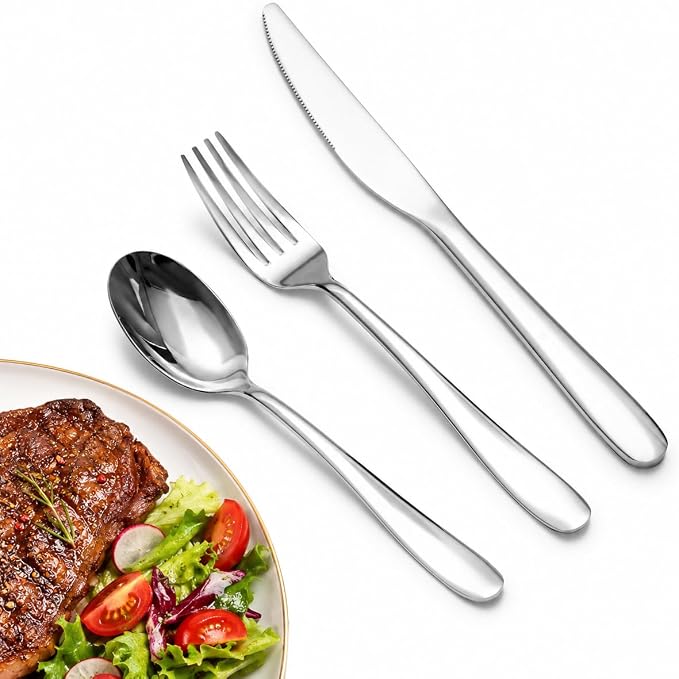 Stainless Steel 18PCS Dinner Set combo by SANTUO