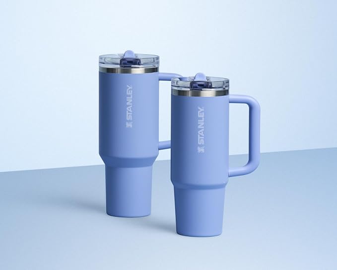 STANLEY Quencher ProTour Flipstraw Tumbler, 30 oz, Hydrangea | Built-In Straw & - Image 6