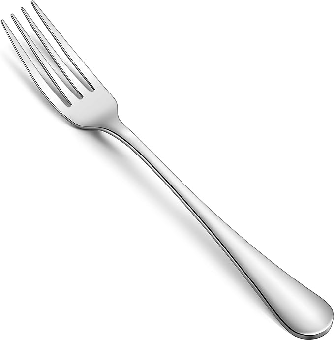 Hiware Dinner Forks Set, Food-Grade 18/8 Stainless Steel Forks Silverware by HIWARE