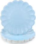 NatNarr 30 Pcs Light Blue Paper Plates 9.5 In Blue Plates Disposable | Heavy by NatNarr