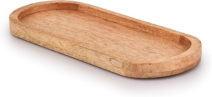 Mango Oval Wood Tray Set of 3 Perfect - Image 4