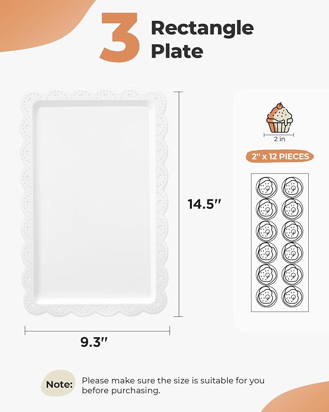 Kootek 5pcs Cupcake Stand Dessert Table Display Set Serving Tray - Image 4