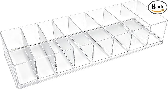 Clear Acrylic Makeup Compact Organizer by Unknown