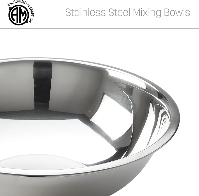American Metalcraft 20 qt Stainless Steel Mixing Bowl - Image 5