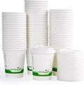 ECOLipak 200 Count 8 oz Compostable Paper Coffee Cups by ECOLipak