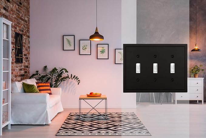 Modern Edge Decorative Wall Plate Switch Plate Outlet Cover, Durable Solid Zinc - Image 5