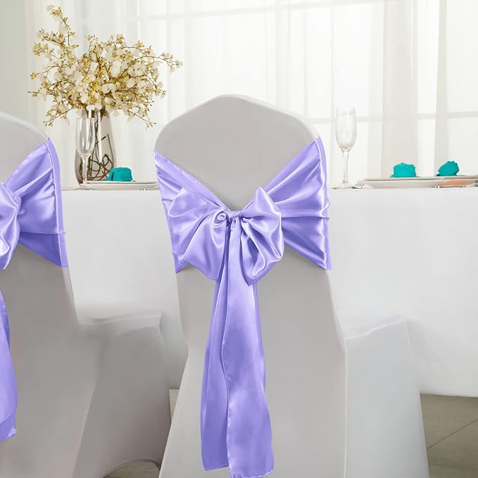 Horbaunal 2 Pack Lavender Satin Table Runner 12 x 108 Inch | Smooth Table - Image 3