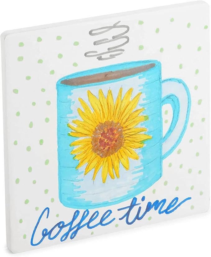 Bright Creations White Tile Coasters - Image 8