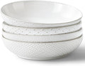 Y YHY Large Pasta Bowls, 45 oz Embossed Salad Bowls by YYHY