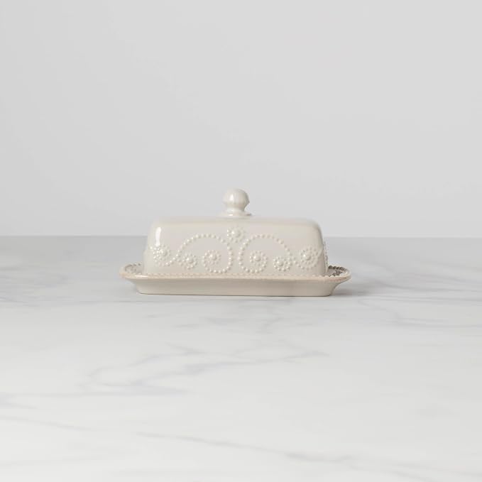 Lenox French Perle Covered Butter Dish - Image 3