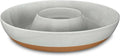 Mora Ceramic Chips and Dip Serving Tray: Large Divided Party Bowl Set by MORA