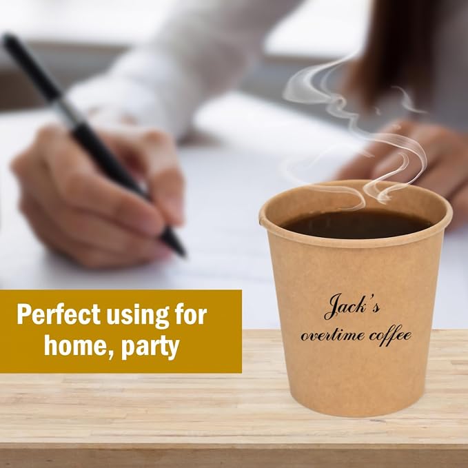 Vumdua 800 Pcs 6 oz Kraft Paper Cups - Image 5