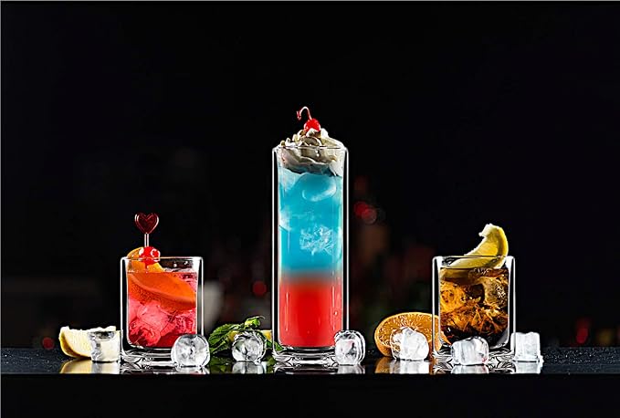 Sun's Tea Double Walled Drinking Glass, Manhattan-Style Glass - Image 6