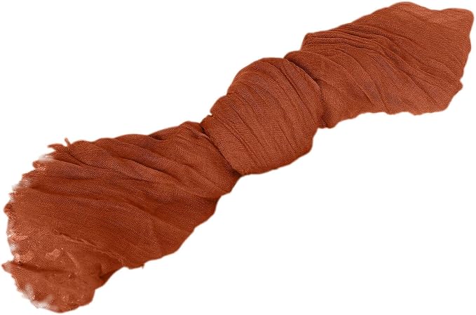 Efavormart 5 Pack 24"x19" Terracotta Matte Gauze Cheesecloth Napkins, Soft - Image 7