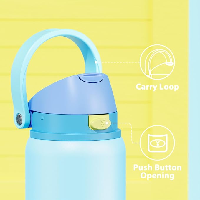 32 oz Insulated Water Bottle for Men: Meoky Stainless Steel Water Bottle - Image 4