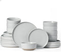 Famiware Milkyway 24-Piece Stoneware Dinnerware Set, Light Gray | Plates and by Famiware