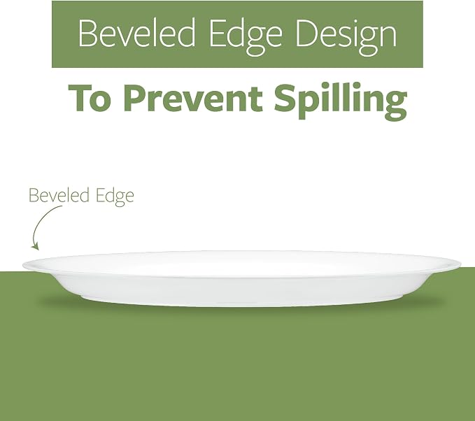 White Plastic Oval Serving Trays - Image 6