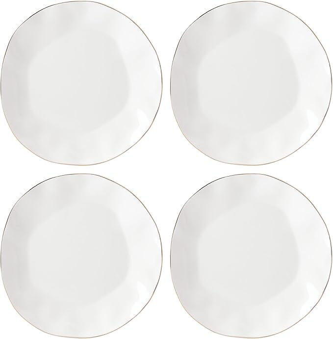 Lenox Blue Bay 4-Piece Set Dinner Plates, 6.40 LB by Lenox