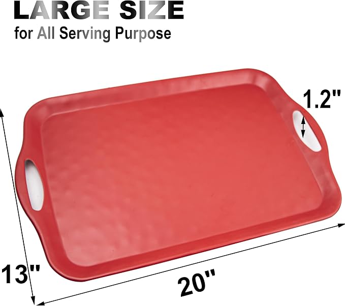 ECOIOU 20x13 inch Extra Large Serving Tray - Image 2