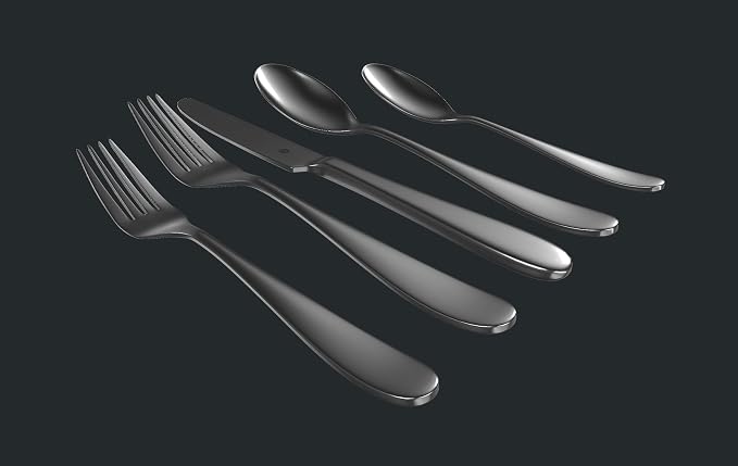 Silverware Set for 6 – 18/10 Stainless Steel Flatware, Mirror Finish, - Image 3