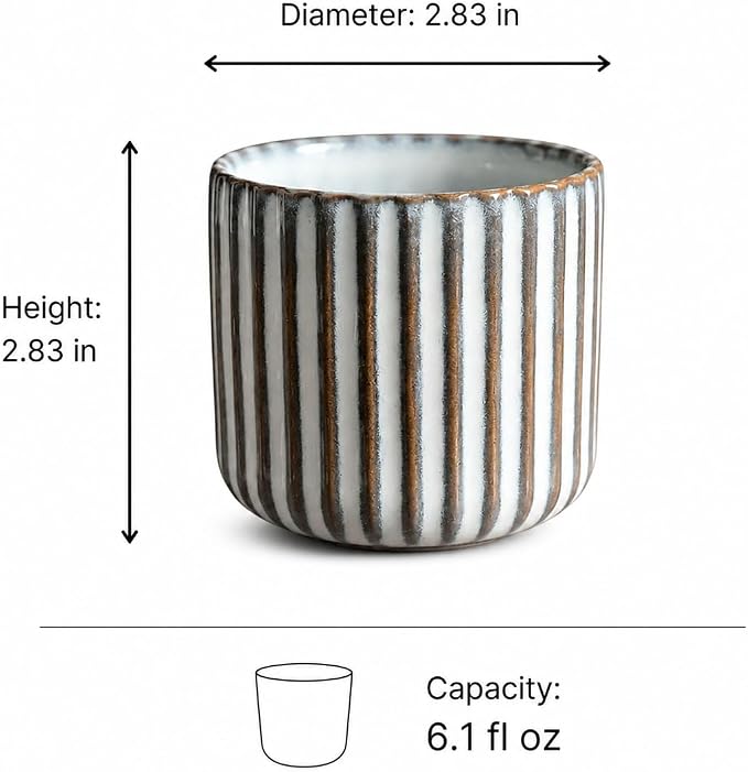Japanese retro ceramic teacups, coffee cups, and water cups, suitable - Image 9