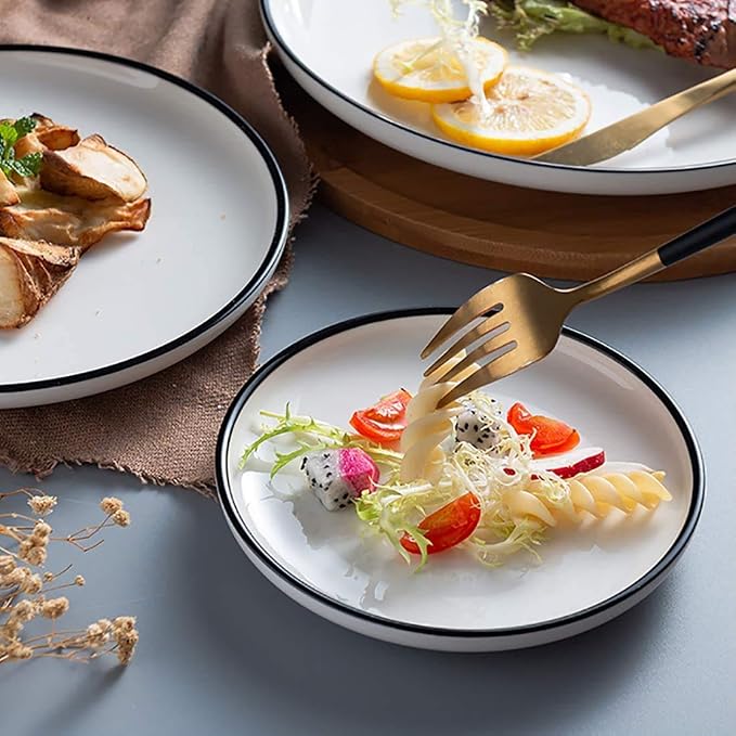 6-inch Small Porcelain Appetizer Plates, Snacks Plate - Image 7