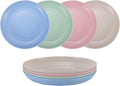 7 Inches Small Unbreakable Wheat Straw Plates by LuckyZone