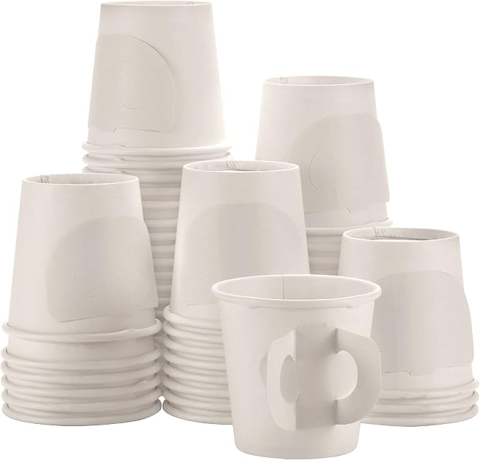 King Zak Disposable Espresso Paper Cup - 4 oz | Cream Color | Pack of 1000 by KingZak