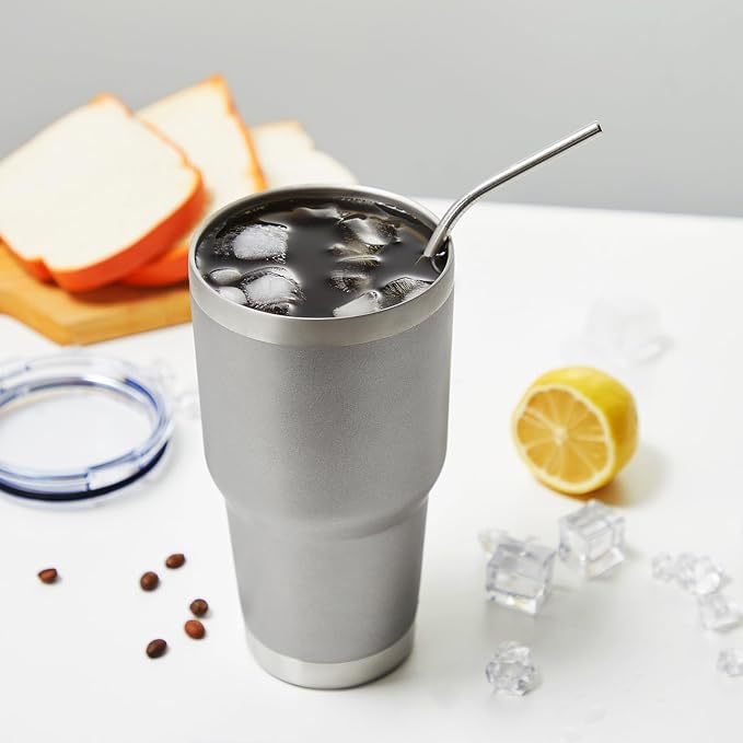 MEWAY 30oz Tumbler Double Wall Vacuum Insulated Travel Mug, Stainless Steel - Image 5