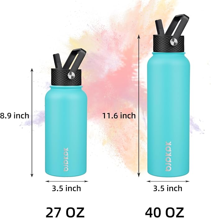 BJPKPK 40oz Insulated Water Bottle - Image 4