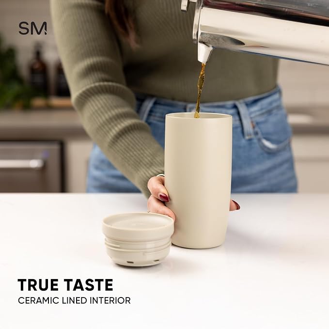 Simple Modern Insulated Travel Coffee Mug 360° Lid | 16oz | Ombré | Voyager - Image 5