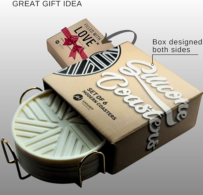 Silicone Coasters Set of 6 - Image 5