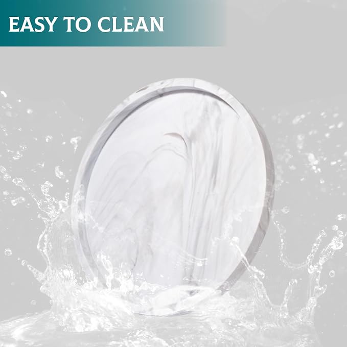 Silicone Bathroom Tray Coffee Table Decor Perfume Organizer, Waterproof - Image 5