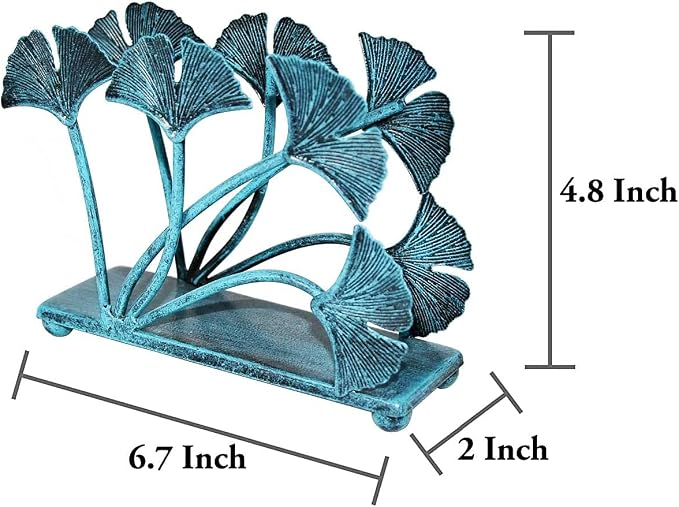 OwlGift Modern Ginkgo Leaves Design Napkin Holder - Image 7