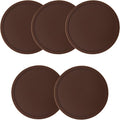 5 Pack Iron Red Coasters, Non-Slip Cup Coasters by Unknown