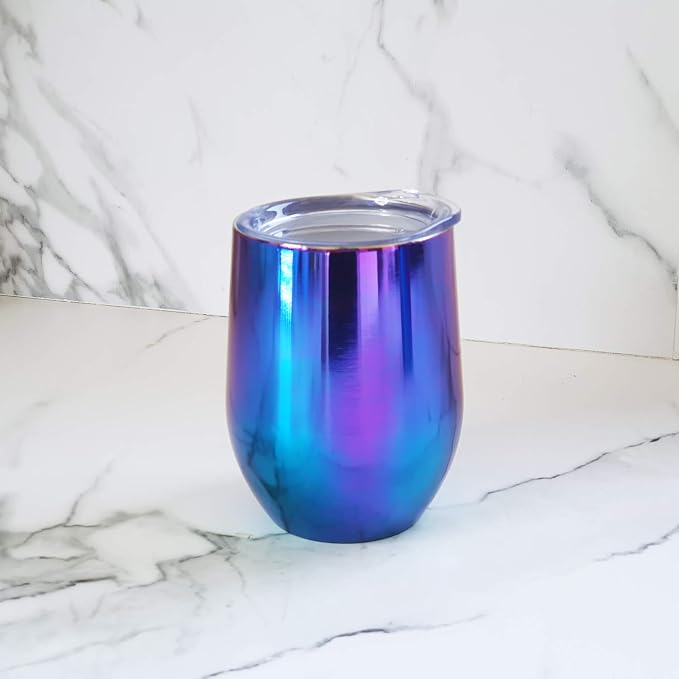 CHILLOUT LIFE 12 oz Stainless Steel Wine Tumbler - Image 4