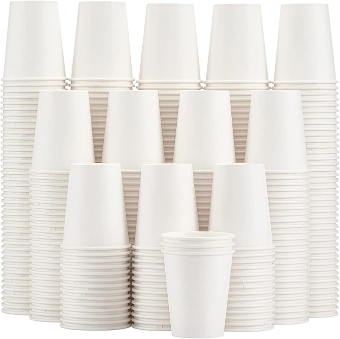 Lamosi 300 Pack Paper Cups 8 oz, Disposable Coffee Cups, Paper Coffee Cups | by BuyNow