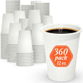 Dealusy 360 Count 12 oz Coffee Cups, Leak-Free Food Safe Paper Cups 12 oz by Dealusy