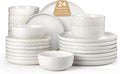 24 Piece Dinnerware Sets for 8 by Lareina