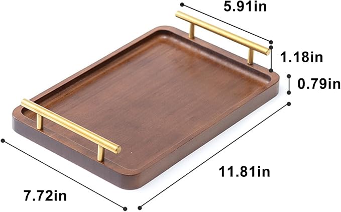XZHXFX Bamboo Serving Tray - Image 4