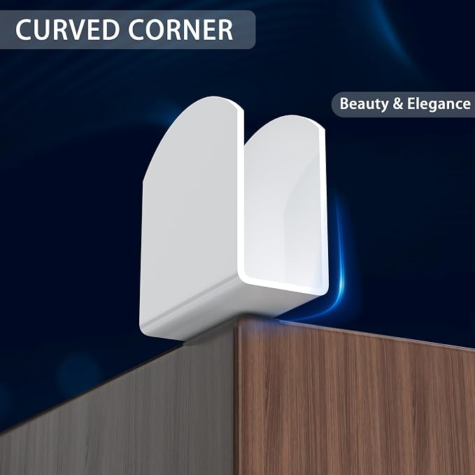 SILUT 2Pack White Acrylic Freestanding Napkin Holder | Minimalist Dispenser - Image 6