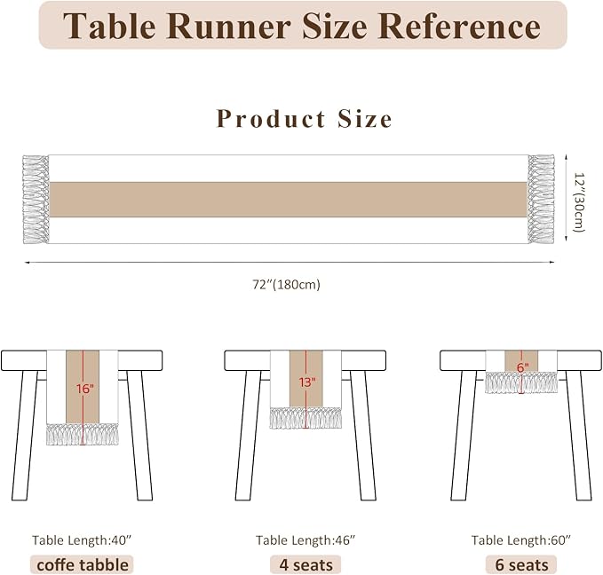 Boho Macrame Table Runner with Tassels 72in Blue Farmhouse Runner | Macrame - Image 7