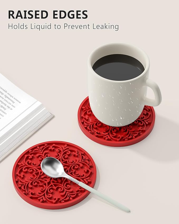 Drink Coasters, Coasters Set of 6 - Image 3